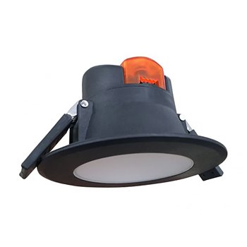Black PVC LED Downlight Colour Changing Outdoor Soffit 7W Dimmable