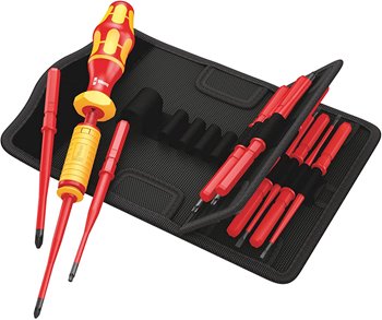 Wera VDE Adjustable Torque Interchangeable Blade Screwdriver Set 15PC