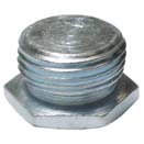 20mm Galvanised Steel Hexagon Plug