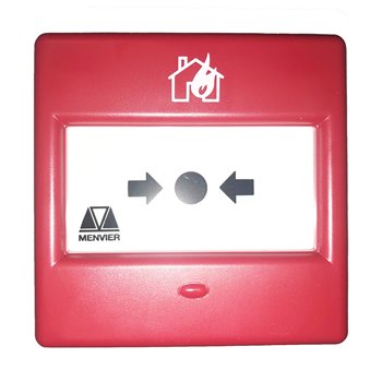 Menvier Surface Call Point Red with Back-box for Menvier Systems MBG914