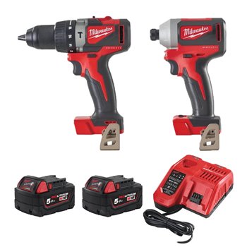 Milwaukee Combo Kit Drill and Driver M18BLPP2A2502X