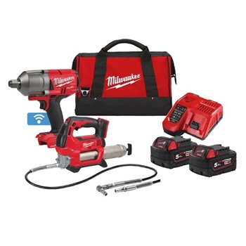 Milwaukee M18 Power-Pack Promo Grease Gun & Impact Gun 4933480467