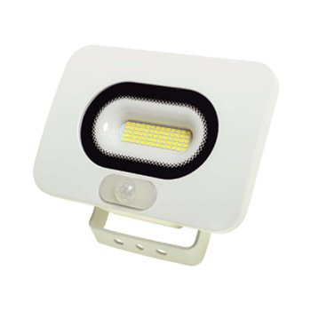 Source Floodlight with PIR Sensor White 20W LED SDCFL20WWHPIR