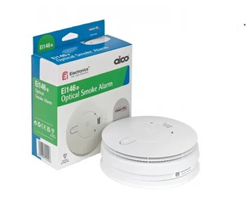 Smoke Detector Mains Powered Optical C/W Battery Backup