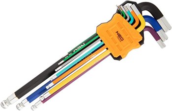 Neo Extra Long Ball Rainbow Allen Key Set