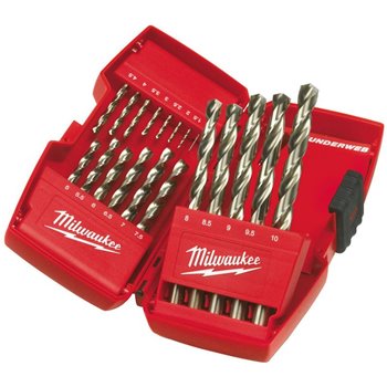 Milwaukee Metal Drill Hss Bit Set 19 Piece