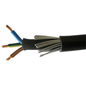 2 X 16mm & Earth SWA Armoured Cable (Per 1mtr)