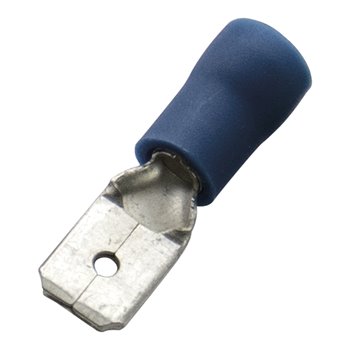 Haupa Crimp Lug Male 1.5-2.5mm Blue Insulated Per 100 260424