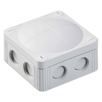 Wiska Combi 308/5 Junction Box 85x85x51mm Grey IP66 10060401