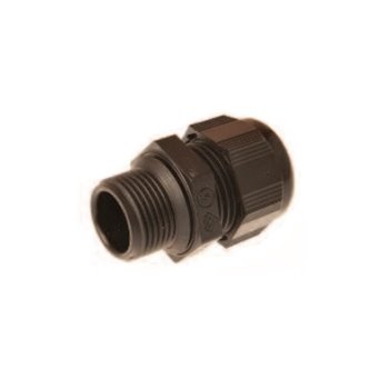 20mm Explosive Proof Gland 10-14mm Diameter 15/16mm Thread Length IP68 Polyamide Black PF8032000E