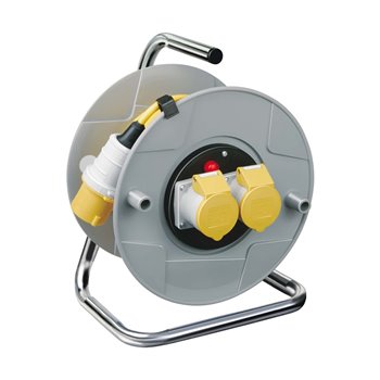 Brennenstuhl 25m Standard AK 260 110V Cable Reel Yellow 1098743