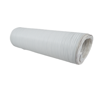 Ducting 152mm White 6Mtr PVC