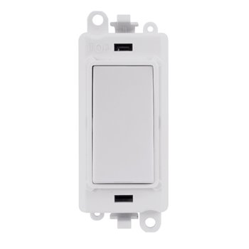 Click GridPro 2 Way Switch Module White GM2002PW