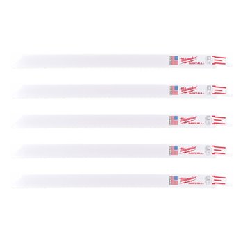 Milwaukee Sawzall Metal Sabre Blade 18 TPi 5 Pack 48005189