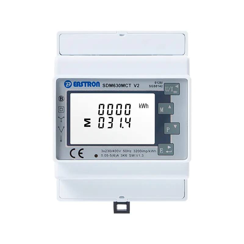 Eastron SDM630MCTV2 5A CT Operated Single/Three Phase Multifunction Meter