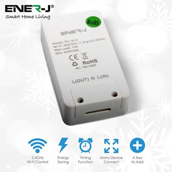 Ener-J Smart Wifi Inline SW IP20 Ener-J 16A 3250W SHA5300