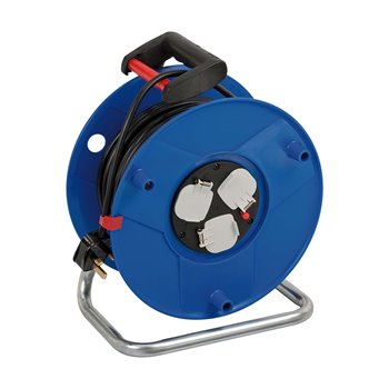 Brennenstuhl 50m Heavy Duty Garant Cable Reel 220-240V - 3 x 13A Sockets Outlets 1208063