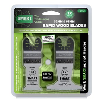 SMART 2PC RAPID WOOD BLADE SET H2RWK