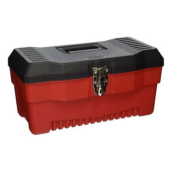 16" Multi Purpose Stack-On Tool Box Rugged Polymer Black/Red PR16