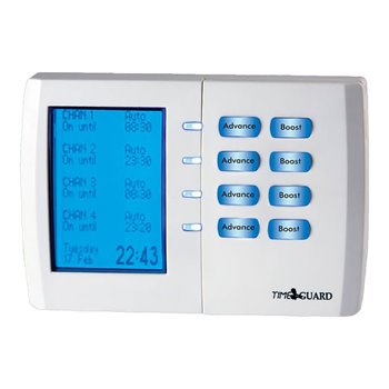 4 Channel 7 Day Digital Heating Programmer/Timeclock Timeguard TRT039