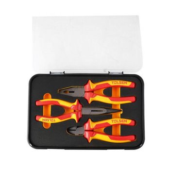 Tolsen 3 Piece Insulated Pliers Set