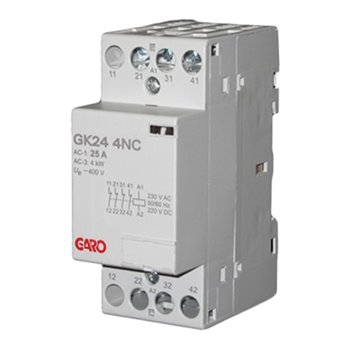 Garo 4 Pole 25 Amp NC Modular Contactor GK24-4NC