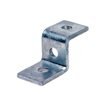 Unistrut 3 Hole "Z" Shaped Connector Bracket P1045