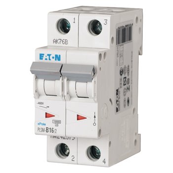 Eaton 2 Pole 16A C Curve MCB 242405