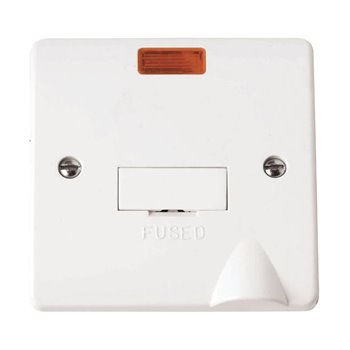 Click Mode 13A Fused Outlet C/W Neon CMA053