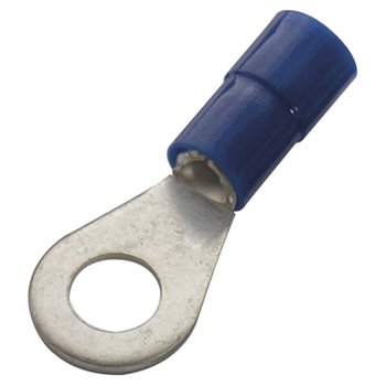 Haupa Crimp Lug Ring 2.5x4mm Blue Insulated (Per 100)