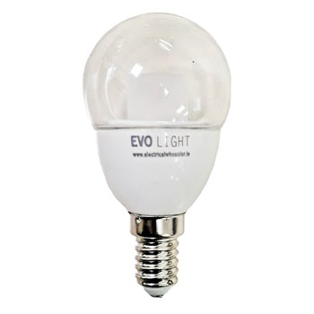Evolight Golf Ball LED Clear Dimmable G45 5W E14 EVO0063