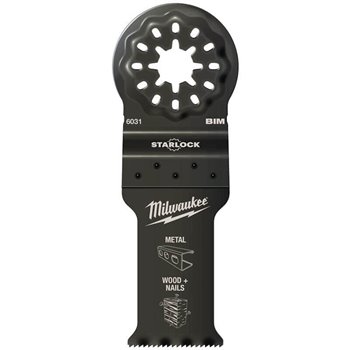 Milwaukee 28mm Plunge Multi-Material Starlock Multi-Tool Blade