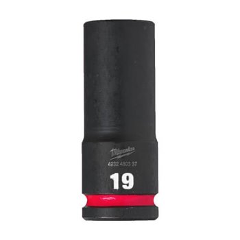 Milwaukee Hex Socket Shockwave 1/2 Deep 19mm