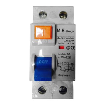 ME Group 2 Pole 63 Amp 30MA RCD N7263030