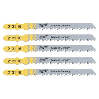 Milwaukee 75mm Jigsaw Fast Cut Blade T144D 5 Pack 4932213116