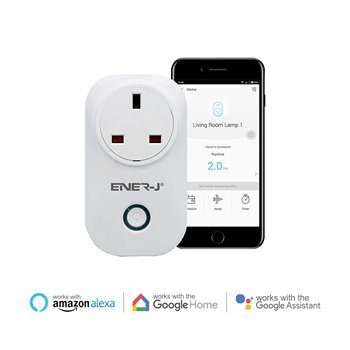 Ener-J WiFi Smart Plugs With Energy Monitor UK SHA5264