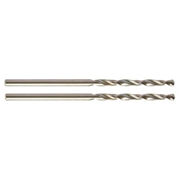 Milwaukee HSS-G Thunderweb Metal Drill Bits 2.0mm x 49mm 2 Pack - 4932352347