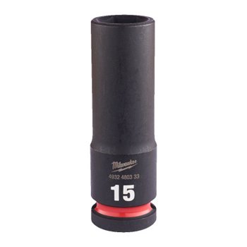 Milwaukee Hex Socket Shockwave 1/2 Deep 15mm