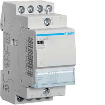 Hager Contactor 25A 4NC 230V ESC426