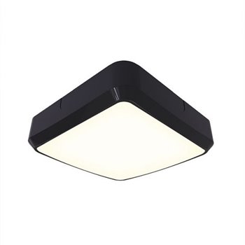 Astro Black Emergency CCT Square Bulkhead 14W LED 1300LM IP65