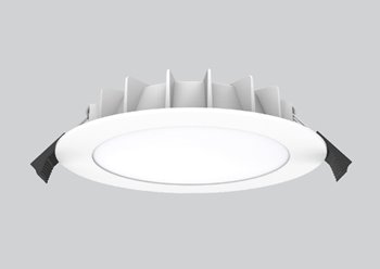 Downlight Roma 2 12W White C/C Dim 3, 4, 5K Cutout 120mm Professional