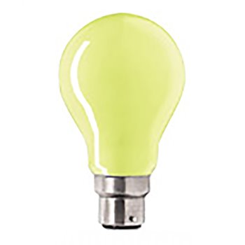 Maxim Yellow Golfball Bulb 15W B22 GB15BCYELLOW