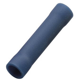 Haupa Crimp Lug Butt 1.5-2.5mm Blue Insulated (Per 100)