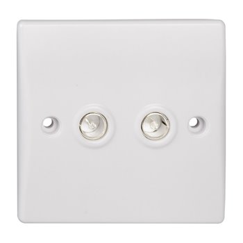 GET Ultimate 2 Gang TV Socket GU7020