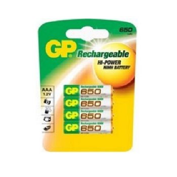 GP Smart Energy Rechargeable AAA 650mAh 4 Pack GP-119637