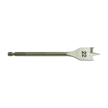 Milwaukee Flat Boring Bit 22mm x 160mm 4932363139