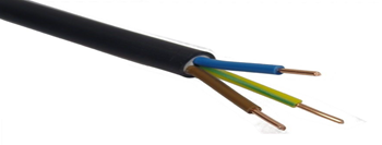 3 x 4mm PVC NYY-J Cable (Per 1 Mtr)
