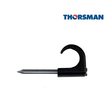8 - 12mm TC812B Round Cable Clips BLACK - 2041240
