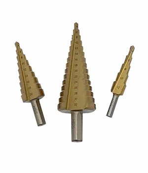 Innovative Tools 3 Piece Step Drill Set Cone Cut 4-12 4-20 4-32