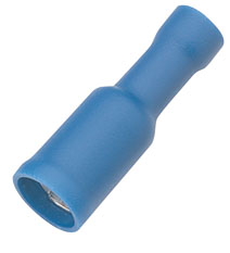 Crimp Female Bullet.2.5mm.Blue.BFB50VR